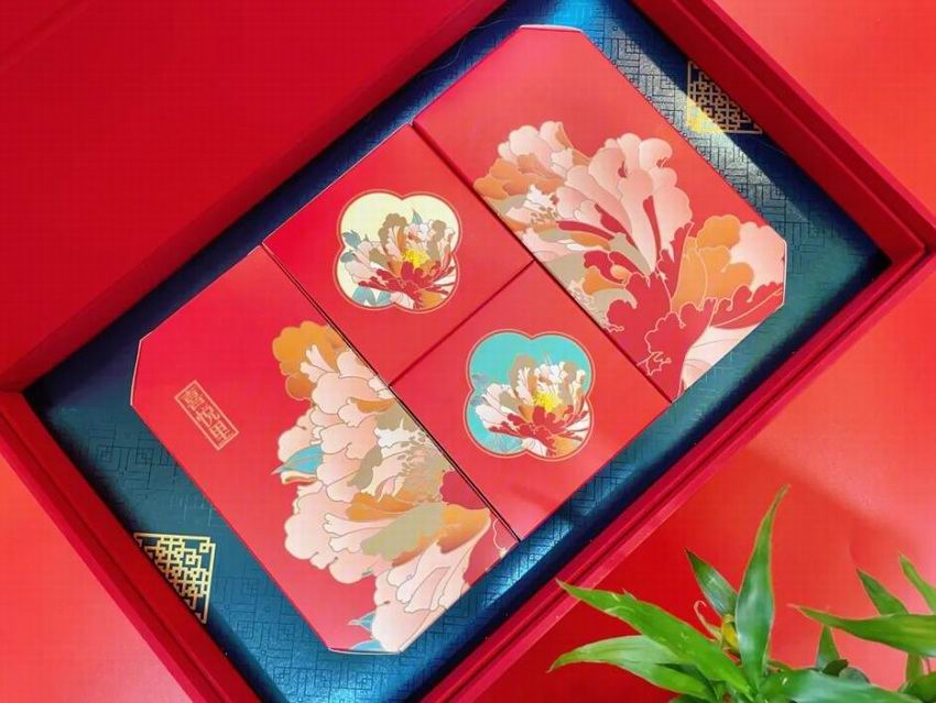 精品茶叶月饼礼盒